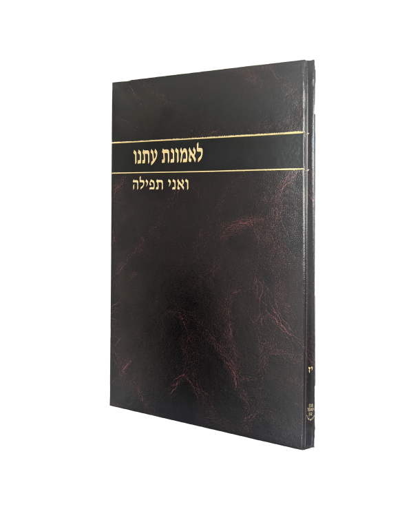 לאמונת עתנו י"ז- ואני תפילה